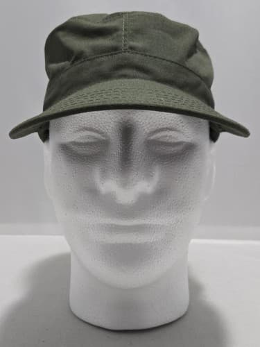 US Military Woodland Camo Patrol Cap Hat Sz 7 M81 USGI 8415-01-123-3160 VGC R45r