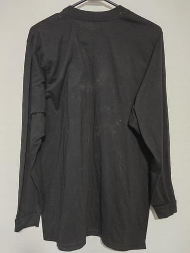 US Army Long Sleeve PT Shirt APFU Black Gold Physical Fitness Uniform Med #S6s - Thumbnail 3