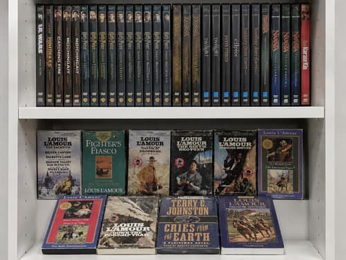 Lot of 9 Louis L’Amour Audio Books Western Cassette Tape Collection Vintage#O32o
