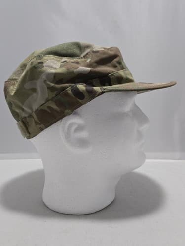 US Army OCP Patrol Cap Hat 7 5/8 Scorpion W2 Military 8415-01-630-8936 VGC #R44r - Thumbnail 2