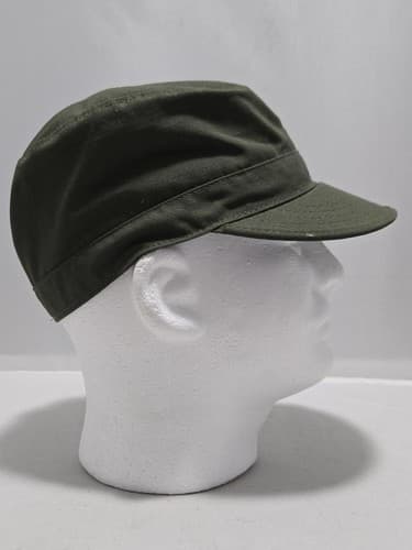 US Military Woodland Camo Patrol Cap Hat Sz 7 M81 USGI 8415-01-123-3160 VGC R45r - Thumbnail 2