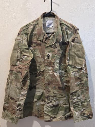 OCP/Multicam Combat Coat Medium-Long – NSN 8415-01-623-5529 – 1SG Patch#K17k