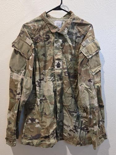 USGI IHWCU OCP Multicam Coat Medium Long w/ 1SG Rank – NSN 8415-01-670-8060
