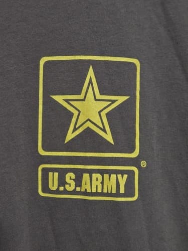 Grunt Style Short Sleeve T-Shirt Sz Medium Patriotic Graphic Tee Black VGC #R49r - Thumbnail 2