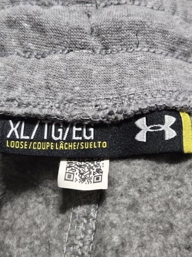 Under Armour Men's Athletic Pants XL Gray/Black Lightweight Stretch Joggers UA - Thumbnail 3