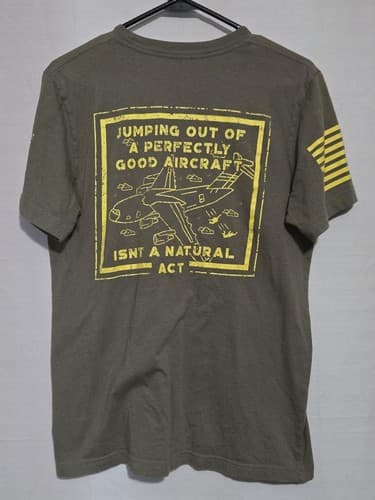 Grunt Style Short Sleeve T-Shirt Sz Medium Patriotic Graphic Tee Black VGC #R49r - Thumbnail 3