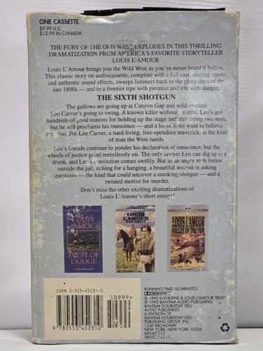 Lot of 9 Louis L’Amour Audio Books Western Cassette Tape Collection Vintage#O32o - Thumbnail 13
