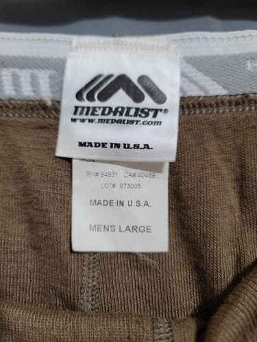 Medalist Mens brown polypropylene pants Size large #79s - Thumbnail 3