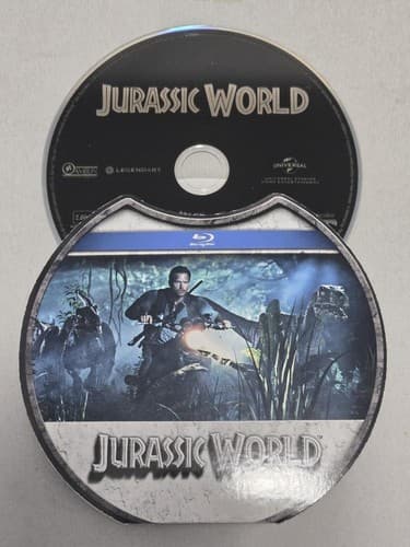 Jurassic World Steelbook Blu-ray DVD 2-Disc Set 2015 Action Adventure VGC - Thumbnail 4
