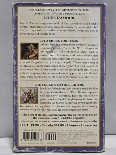 Lot of 9 Louis L’Amour Audio Books Western Cassette Tape Collection Vintage#O32o - Thumbnail 21