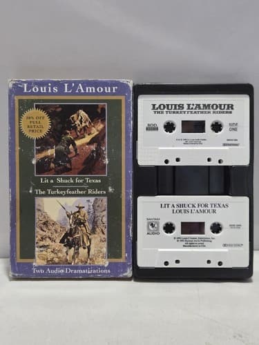 Lot of 9 Louis L’Amour Audio Books Western Cassette Tape Collection Vintage#O32o - Thumbnail 22
