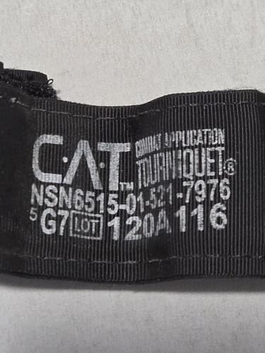 CAT Gen 7 Combat Application Tourniquet 6515-01-521-7976 Black Medical Gear - Thumbnail 3