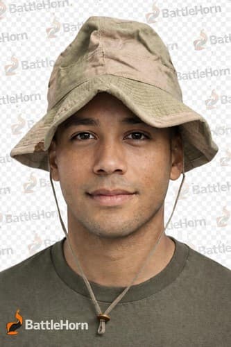 US Army DCU Desert Camo Boonie Hat 3-Color Sun Hat USGI Size 6 1/2 #Q41q