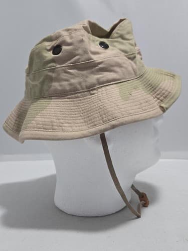 US Army DCU Desert Camo Boonie Hat 3-Color Sun Hat USGI Size 6 1/2 #Q41q - Thumbnail 3