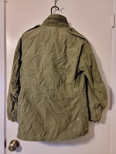 Vintage dated 1972 Coat Cold Weather Men Field Jacket Small/Regular #79w - Thumbnail 3