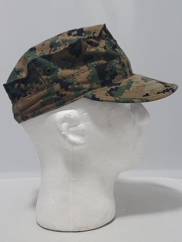 X-SMALL - Marpat Garrison Cover Woodland Patrol Cap NSN: 8405-01-485-4304 #C65c - Thumbnail 2