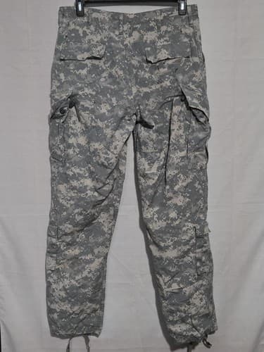 US Army ACU Digital Camo Pants Trousers MEDIUM LONG NSN 8415-01-585-9590 #O89o - Thumbnail 2