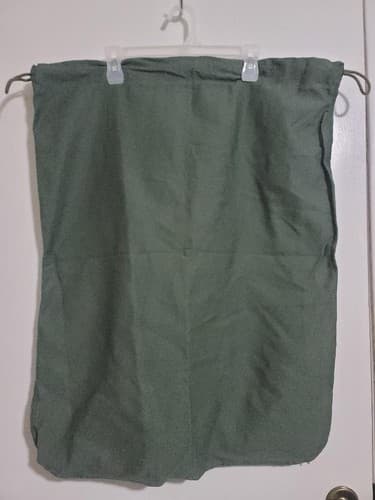 Barracks Cotton Laundry Bag Green NSN: 8465-00-530-3692 #B5b