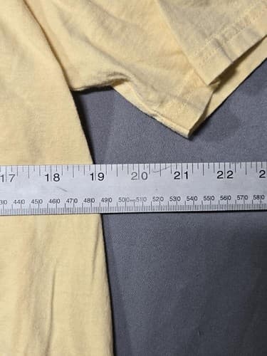 Texas Established 1845 Graphic T-Shirt Yellow Crew Neck Size Large #G65g - Thumbnail 8