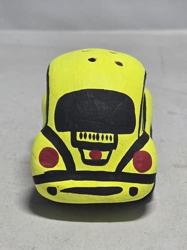 Vintage Ceramic Classic Car Salt and Pepper Shakers Set Hand Painted #G90g - Thumbnail 5
