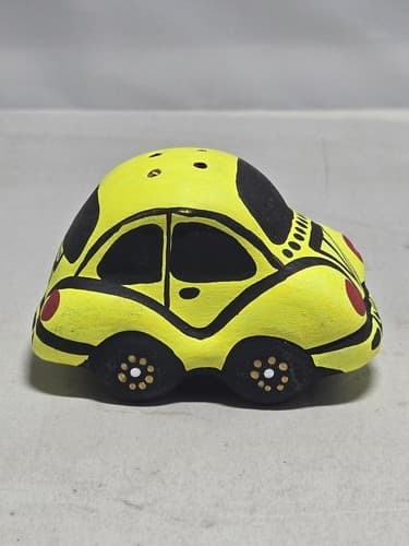 Vintage Ceramic Classic Car Salt and Pepper Shakers Set Hand Painted #G90g - Thumbnail 4