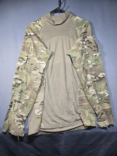 Massif Army Combat Shirt ACS OCP Multicam FR Flame Resistant Size Small #G104g - Thumbnail 2