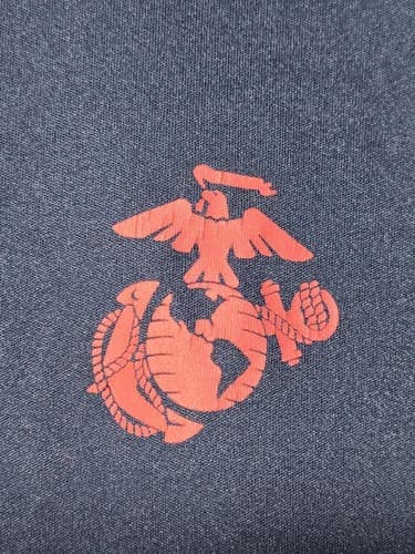 USMC United States Marines Moisture Wicking PT Shirt Navy Blue Men's Size XL - Thumbnail 4