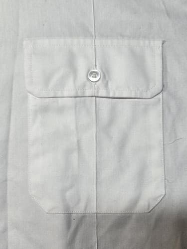 Defense Logistics Agency White Military Dress Shirt Men's Size 18 Regular #G105g - Thumbnail 6