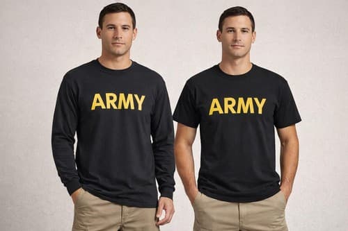 US Army APFU XS Shirt Lot Short & Long Sleeve PT Uniform Black Gold VGC P75p