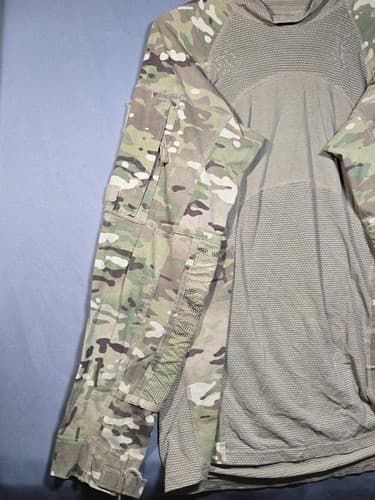 Massif Army Combat Shirt ACS OCP Multicam FR Flame Resistant Size Small #G104g - Thumbnail 3