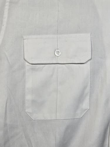 Defense Logistics Agency White Military Dress Shirt Men's Size 18 Regular #G105g - Thumbnail 5