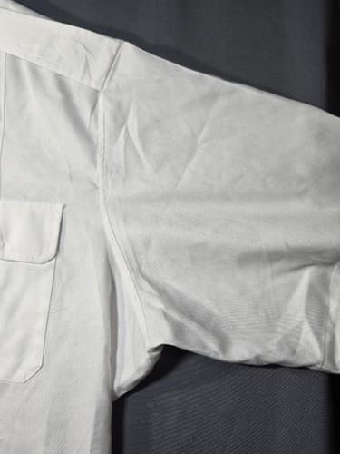 Defense Logistics Agency White Military Dress Shirt Men's Size 18 Regular #G105g - Thumbnail 4