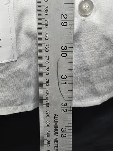 Defense Logistics Agency White Military Dress Shirt Men's Size 18 Regular #G105g - Thumbnail 11