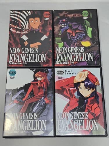 Neon Genesis Evangelion DVD Lot Collection 0:5 0:6 0:7 0:8 ADV Films Anime #T51t