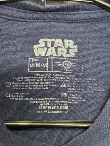 Star Wars Men's Mad Engine Retro Pixel Game Graphic T-Shirt Blue Medium #S50t - Thumbnail 7