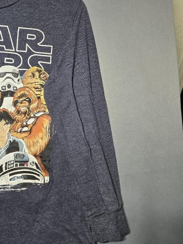 Star Wars Men's Mad Engine Anime Character Graphic Long Sleeve Shirt XL #R81k - Thumbnail 4