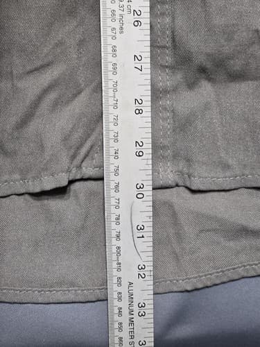 Lapco FR Flame Resistant Gray Work Shirt Reflective Tape Men's 2XL Regular #R79k - Thumbnail 11