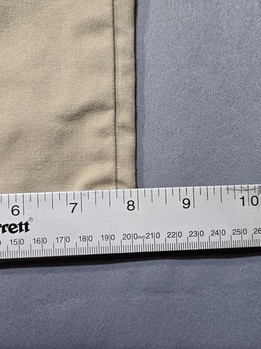 Dickies 826 Slim Taper Work Pants Khaki Tan Men's Size 34x30 Flex Stretch #G102g - Thumbnail 9