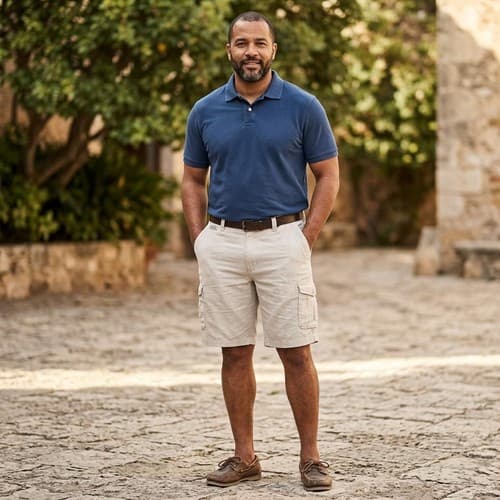 Lot of 3 Men's Cargo & Casual Shorts Mixed Brands Size 36 & 38 #R80k - Thumbnail 3