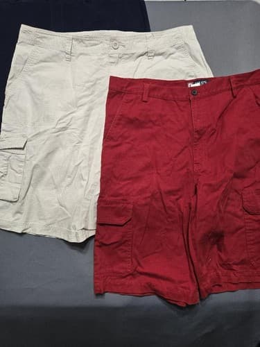 Lot of 3 Men's Cargo & Casual Shorts Mixed Brands Size 36 & 38 #R80k