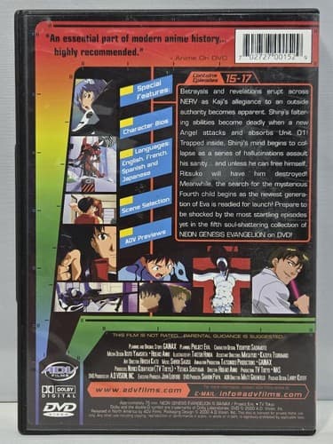 Neon Genesis Evangelion DVD Lot Collection 0:5 0:6 0:7 0:8 ADV Films Anime #T51t - Thumbnail 4
