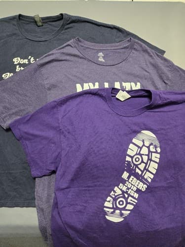 Lot of 3 Halloween Graphic T-Shirts Mixed Brands Men's Adult Sizes M/L/ XL #R77k