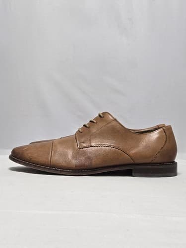 Florsheim Men’s Cap-Toe Dress Shoes 11.5 – Brown Leather Lace-Up Oxford/Derby - Thumbnail 5