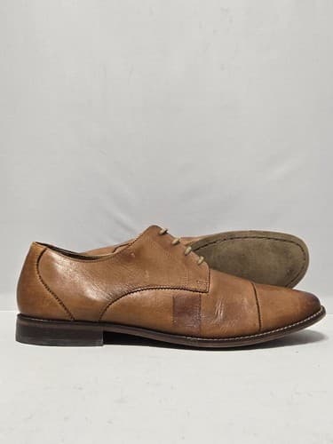 Florsheim Men’s Cap-Toe Dress Shoes 11.5 – Brown Leather Lace-Up Oxford/Derby
