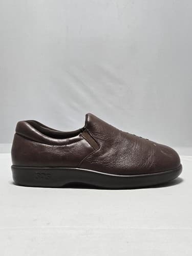SAS Tripad Comfort Brown Leather Slip-On Shoes Women’s Sz 7 WW Double Wide #S22c - Thumbnail 3