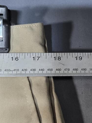 Dickies 826 Slim Taper Work Pants Khaki Tan Men's Size 34x30 Flex Stretch #G102g - Thumbnail 6