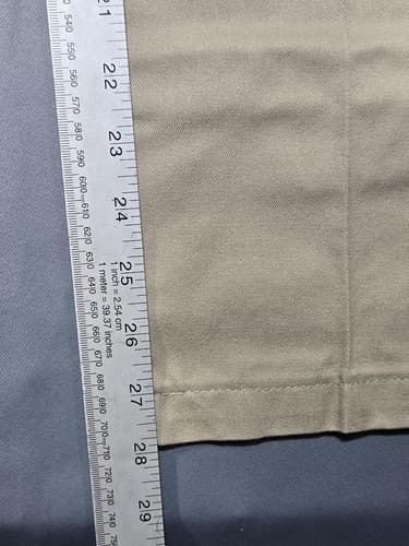 Dickies 826 Slim Taper Work Pants Khaki Tan Men's Size 34x30 Flex Stretch #G102g - Thumbnail 8
