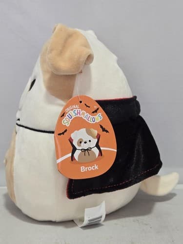 Squishmallows Brock the Bulldog Vampire 8" Plush Halloween 2022 Squad Rare VGC - Thumbnail 4