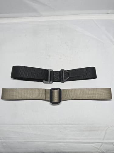 Lot of 2 Military Riggers Belts Blackhawk Size Small & USGI Sand Size 40 #T56t