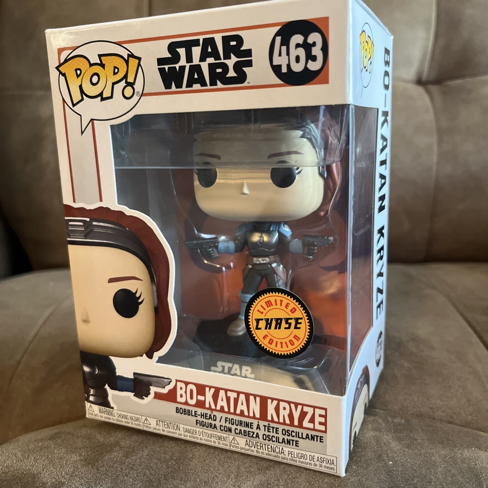 Funko POP! Star Wars The Mandalorian Bo-Katan #463 Limited Edition Chase #T70t - Thumbnail 4